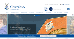 Desktop Screenshot of churchie.com.au